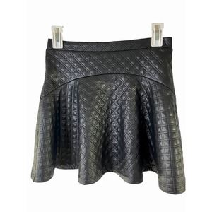 Closet 5 Black Embroidered Mini Flare Skirt, Size S